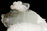 Scolecite Crystal Spray with Apophyllite and Stilbite - India #176833-2